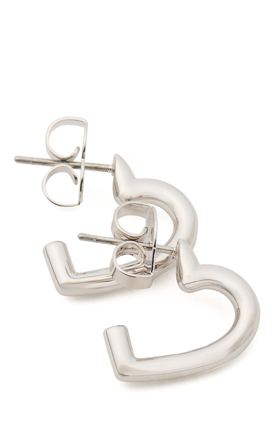 Kate Spade New York Silver Heart You Hoops