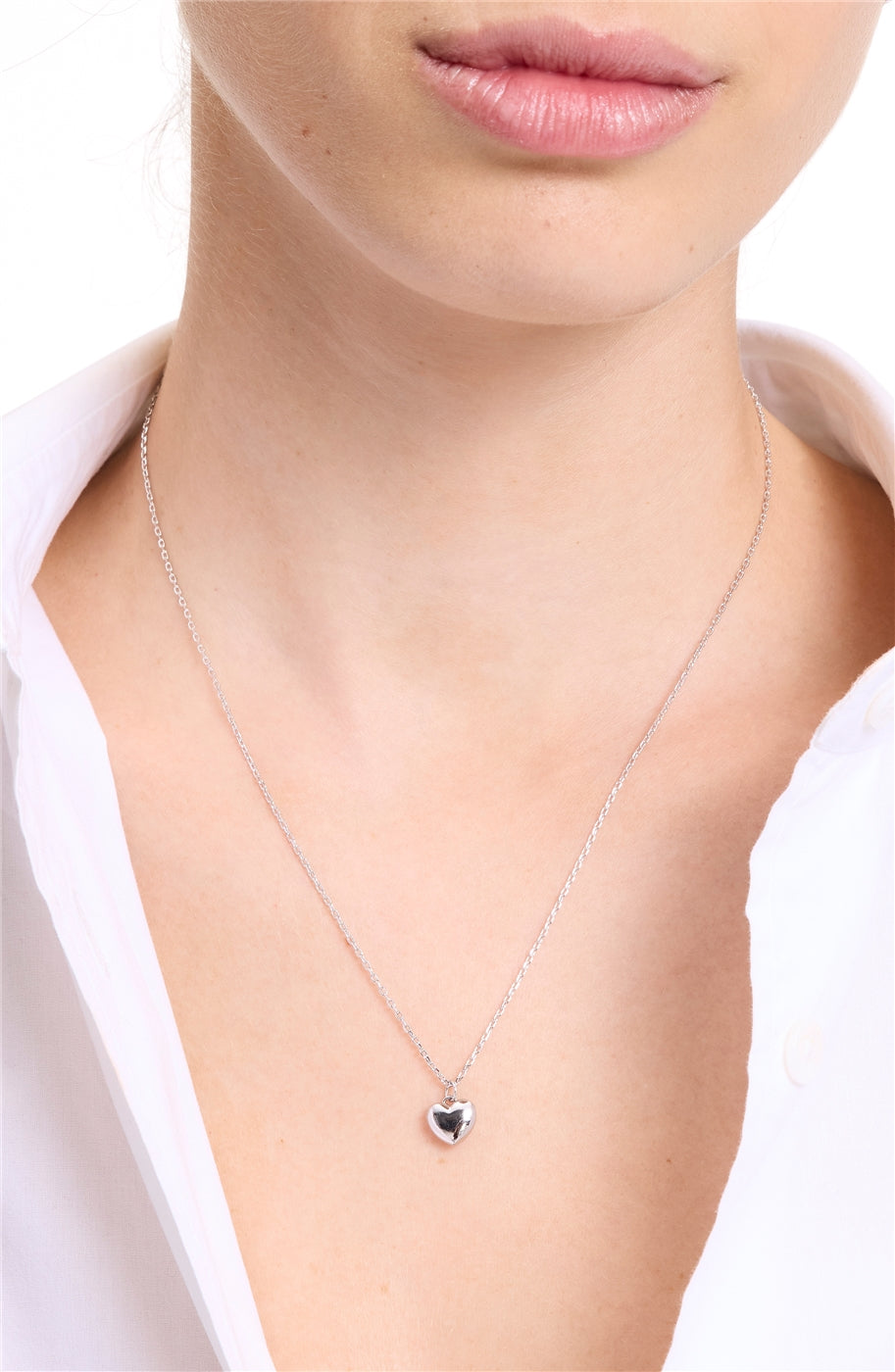 Kate Spade New York Silver Heart You Necklace