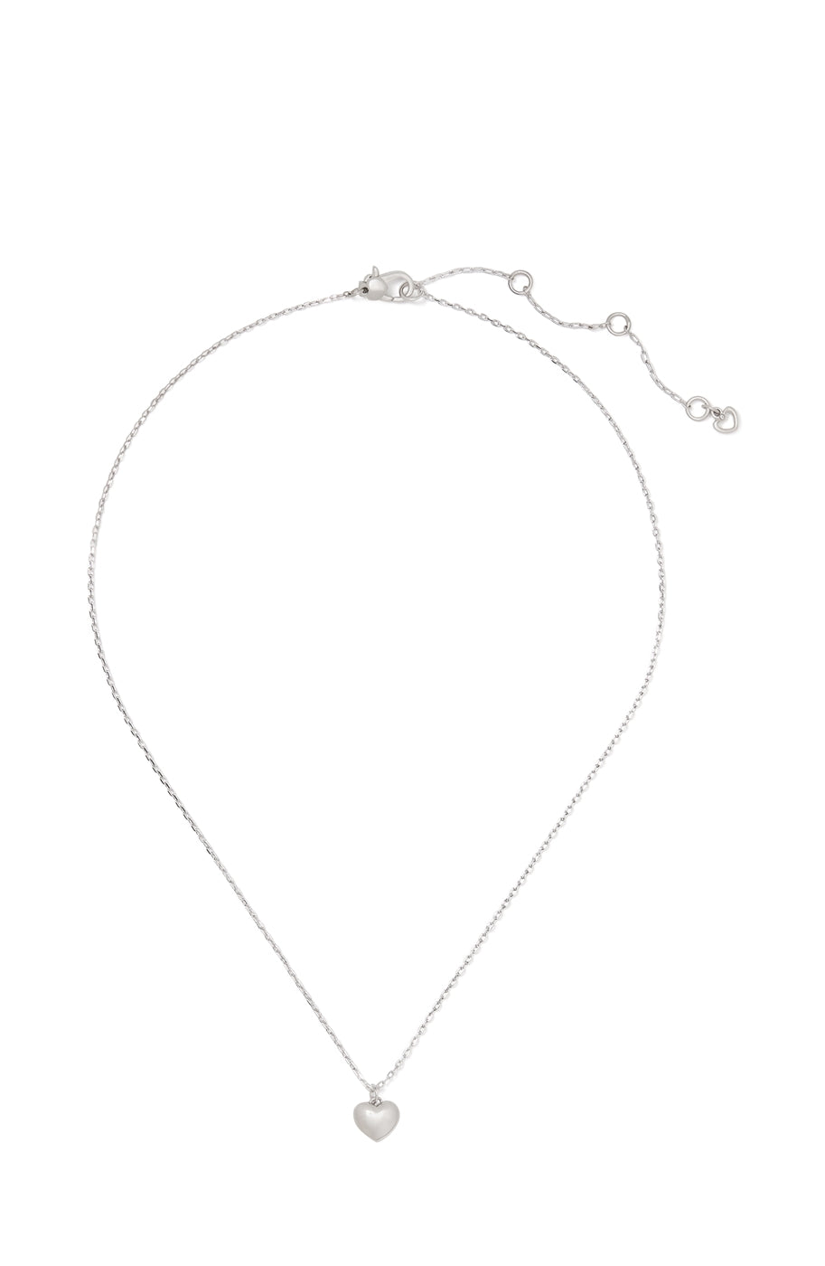 Kate Spade New York Silver Heart You Necklace