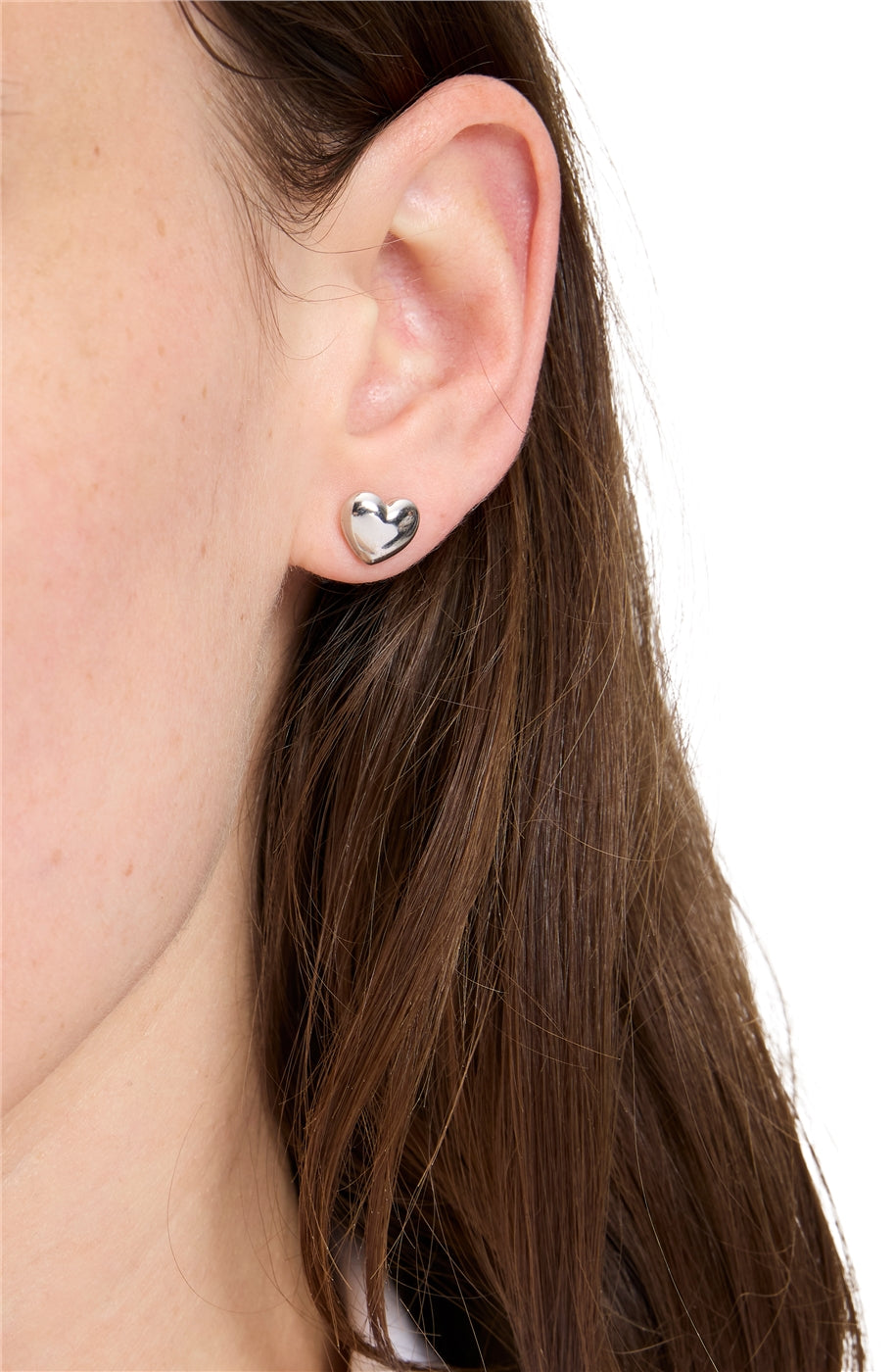 Kate Spade New York Silver Heart You Stud Earrings