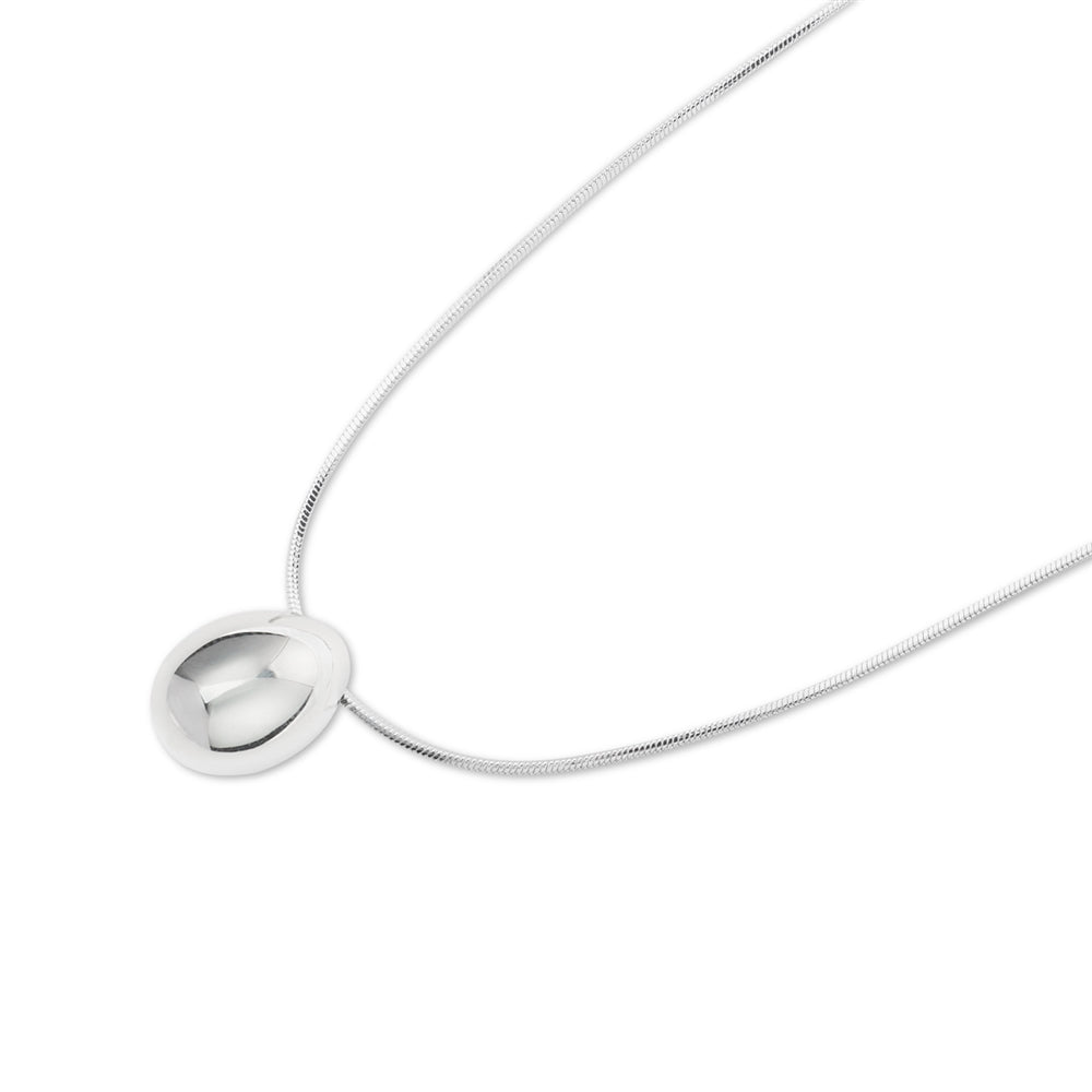 August Woods Silver Teardrop Pendant Necklace