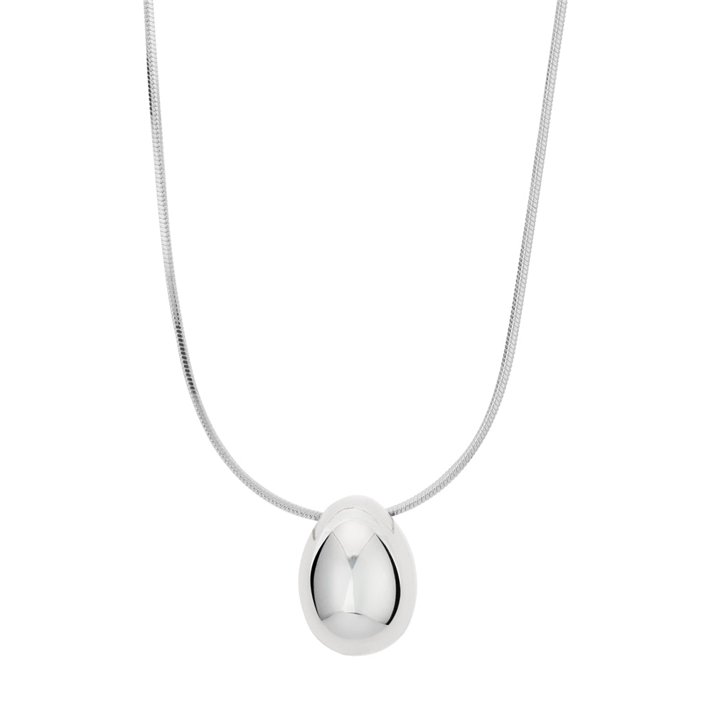 August Woods Silver Teardrop Pendant Necklace