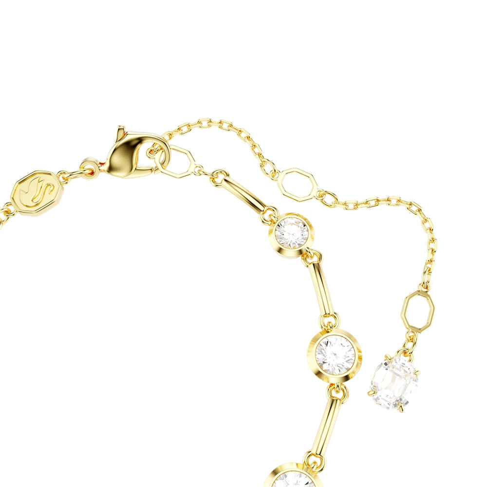 Swarovski Imber Gold Tone Mixed Round Cuts Bracelet