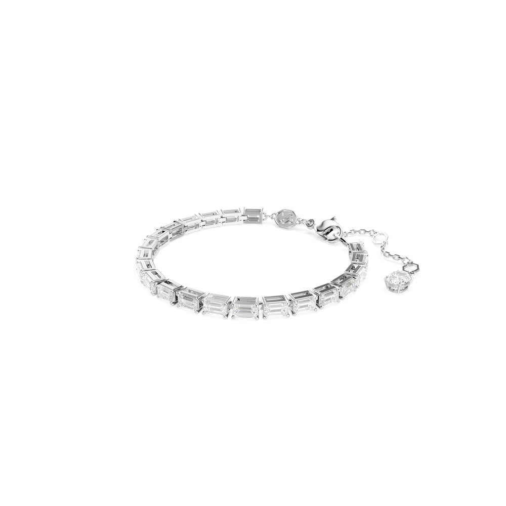 Swarovski Matrix Rhodium Plated Baguette Bracelet