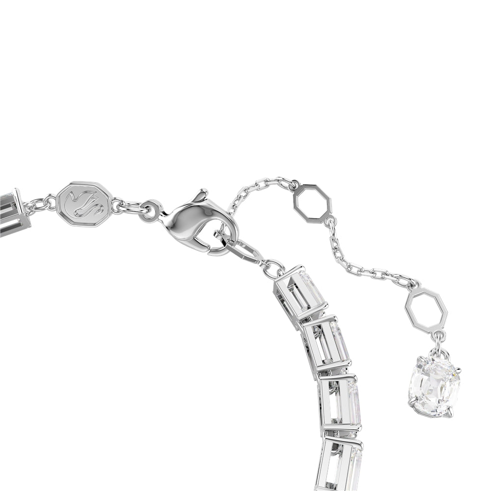 Swarovski Matrix Rhodium Plated Baguette Bracelet