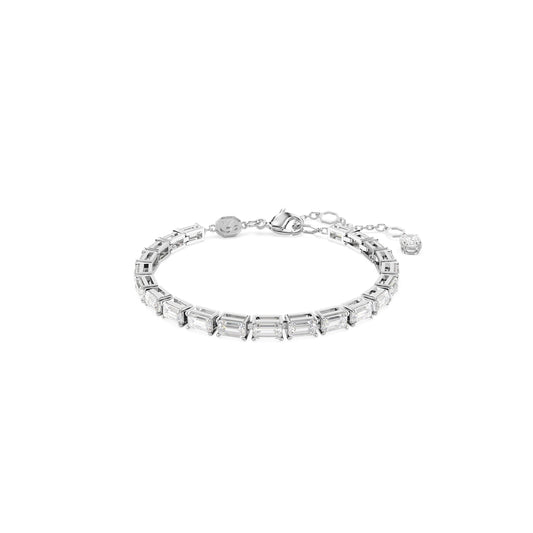 Swarovski Matrix Rhodium Plated Baguette Bracelet