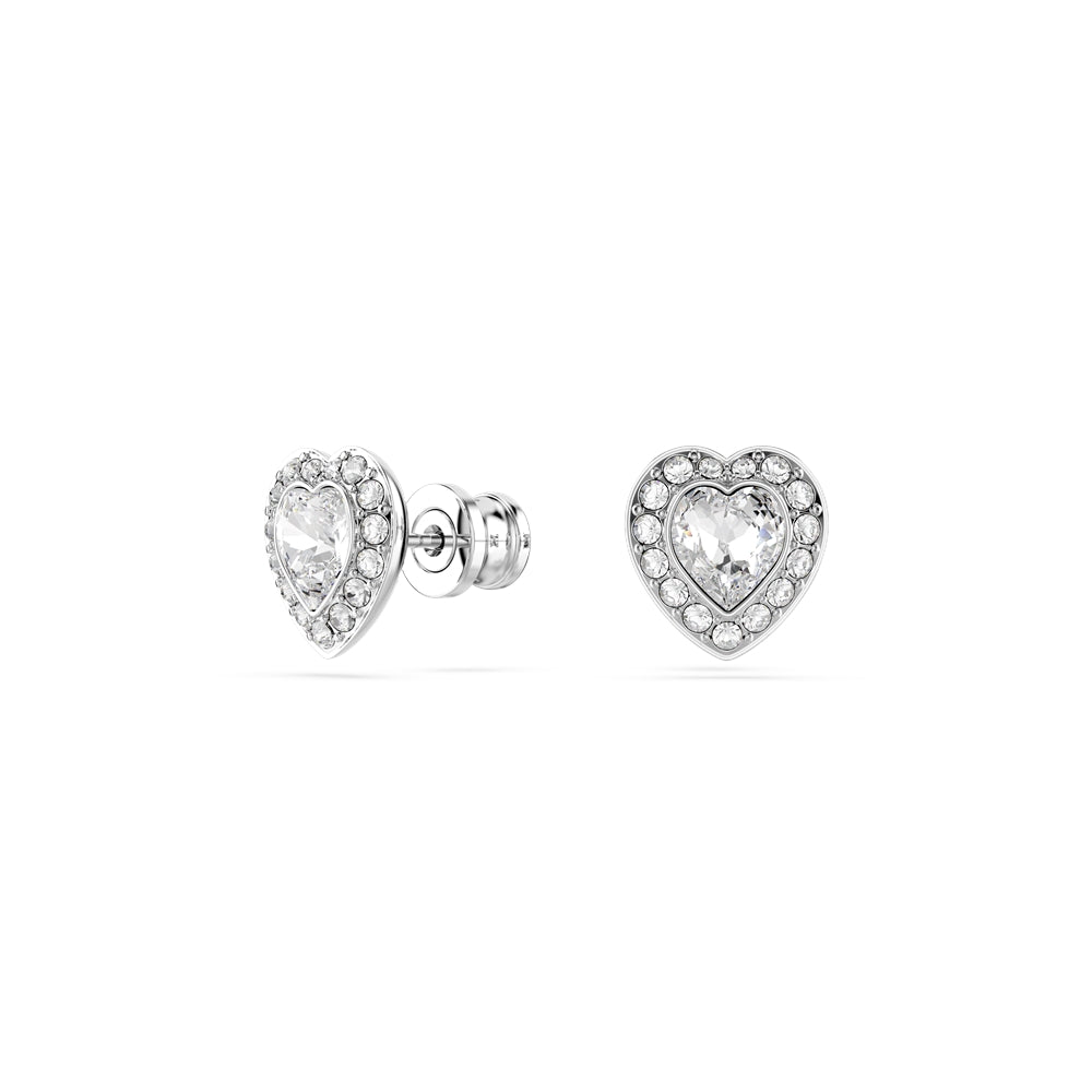 Swarovski Ariana Grande x Swarovski Rhodium Plated Heart Earrings