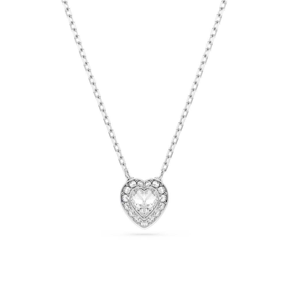 Swarovski Ariana Grande x Swarovski Rhodium Plated Heart Set