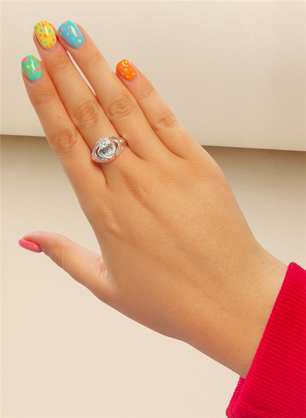 Argento Silver Chunky Claddagh Ring