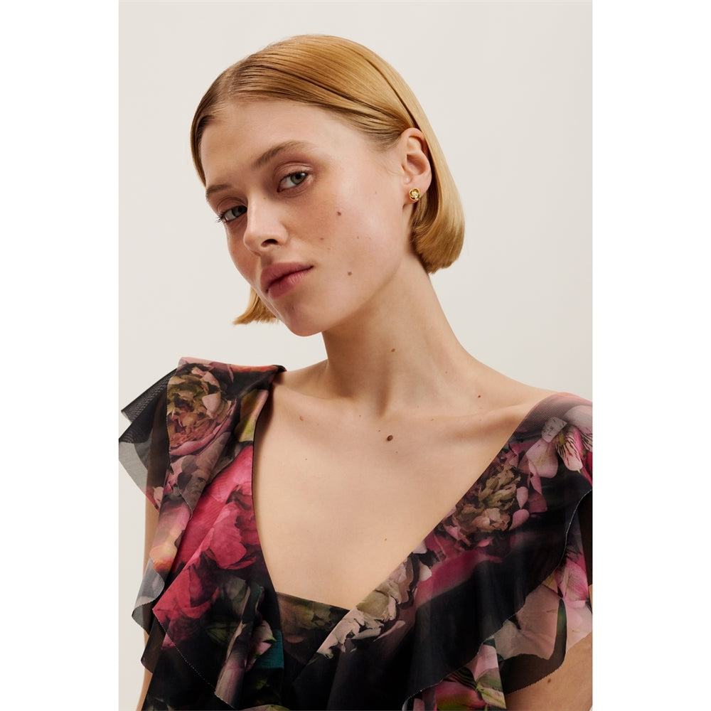 Ted Baker Gold Flo Pearl Flower Studs
