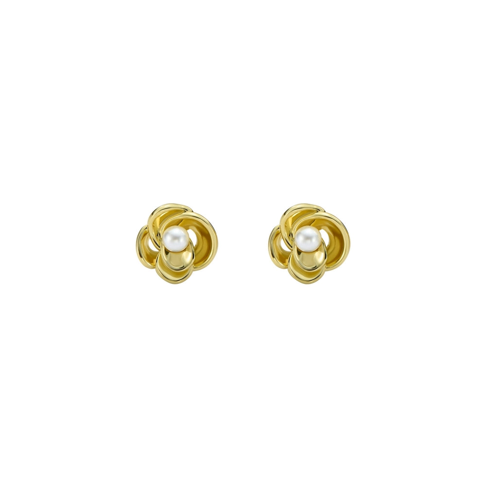 Ted Baker Gold Flo Pearl Flower Studs