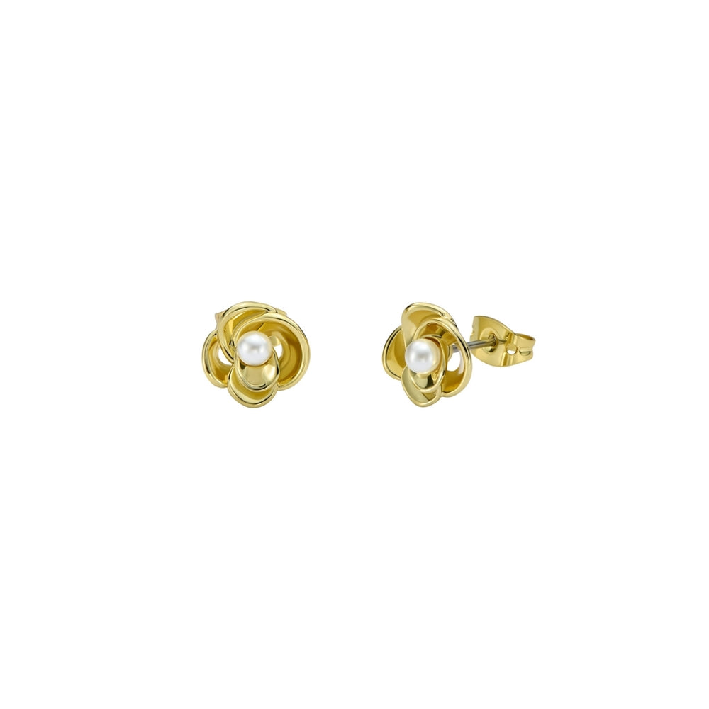 Ted Baker Gold Flo Pearl Flower Studs