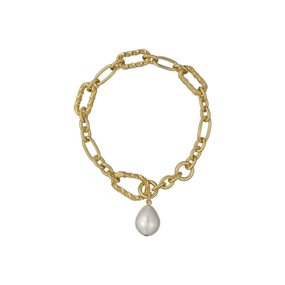 Ted Baker Gold Tiana Twisted Pearl Bracelet