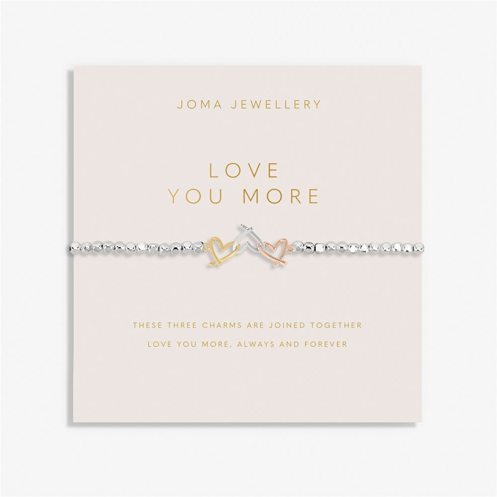 Joma 3 Tone Love You More Bracelet