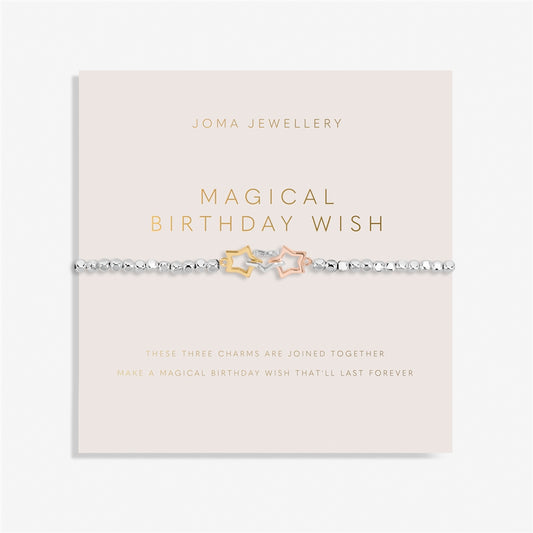 Joma 3 Tone Magical Birthday Wish Bracelet