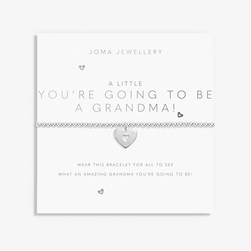 Joma A Little Going To Be a Grandma Heart Bracelet