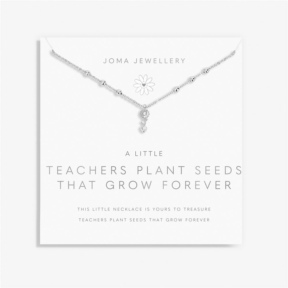 Joma A Little Teachers Plant Seeds Necklace