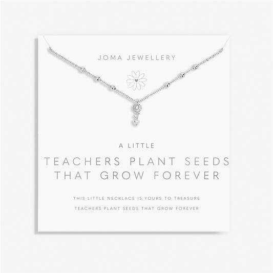 Joma A Little Teachers Plant Seeds Necklace