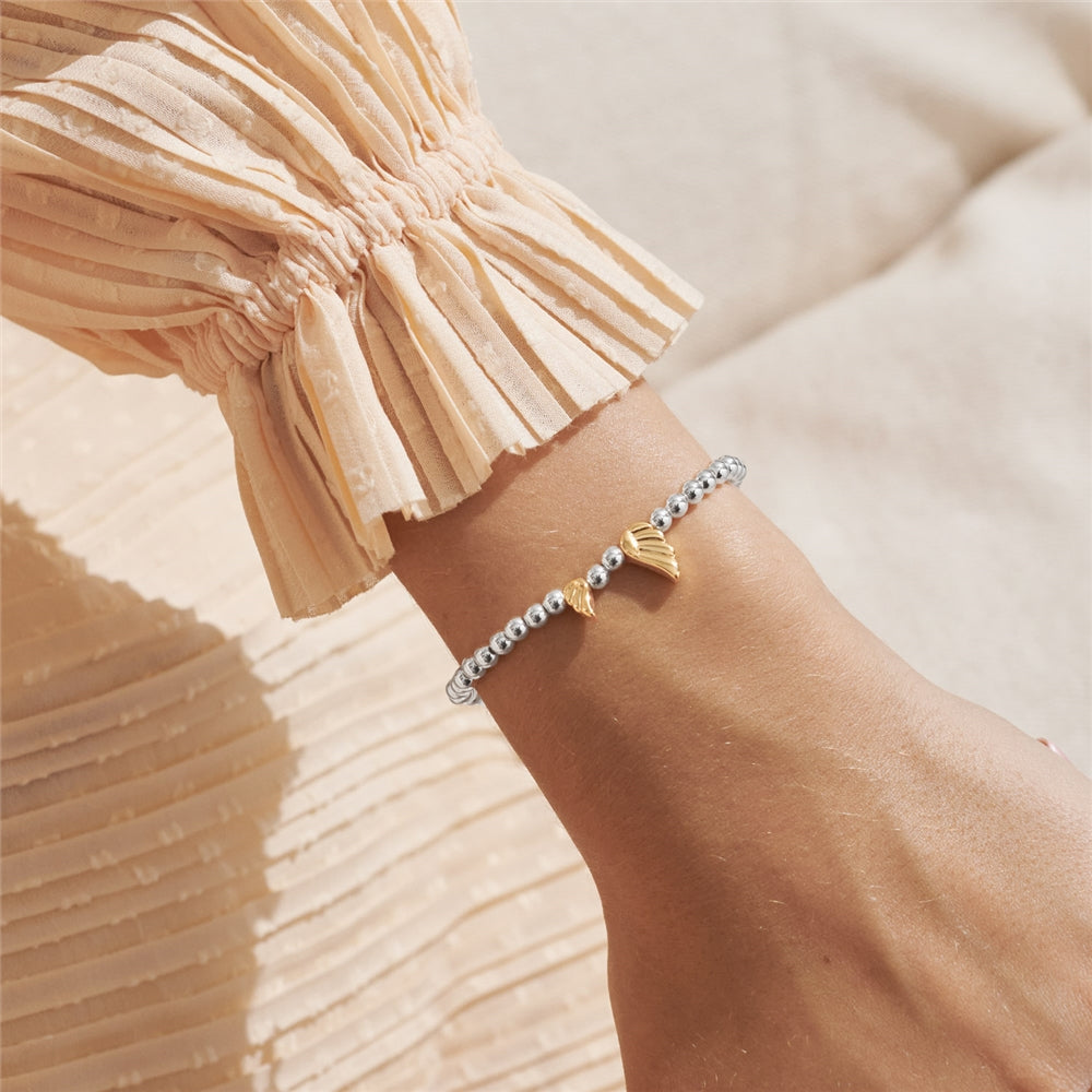 Joma Boxed Gold Mix Guardian Angel Bracelet