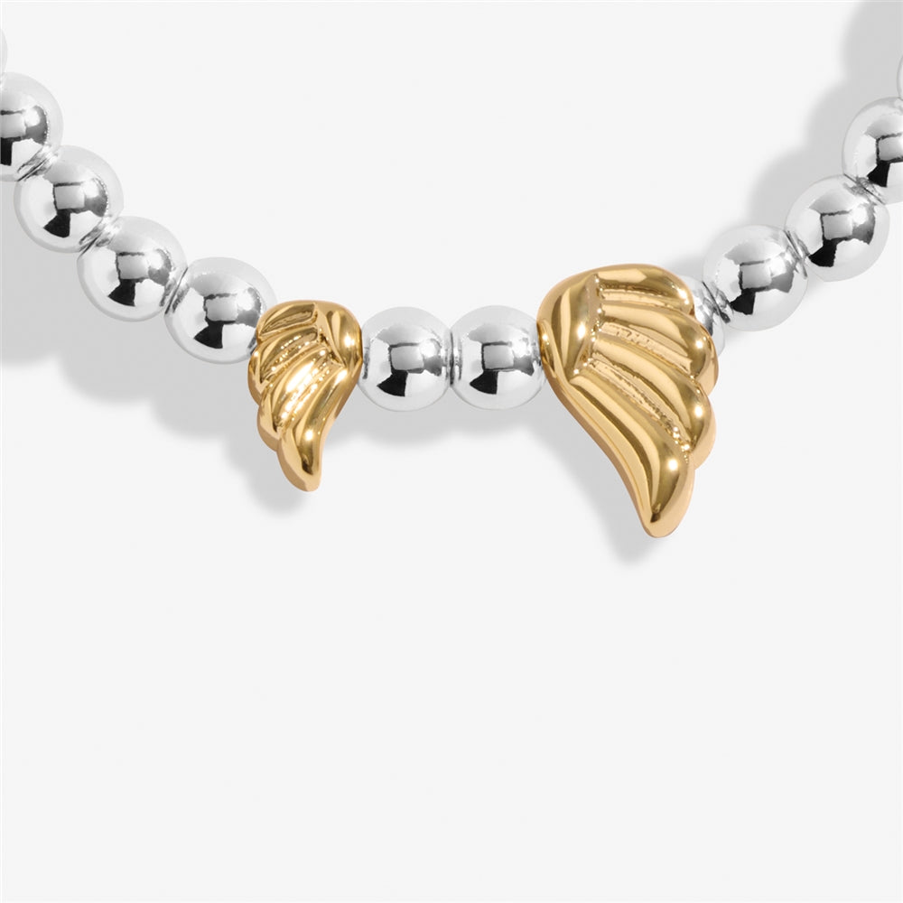 Joma Boxed Gold Mix Guardian Angel Bracelet
