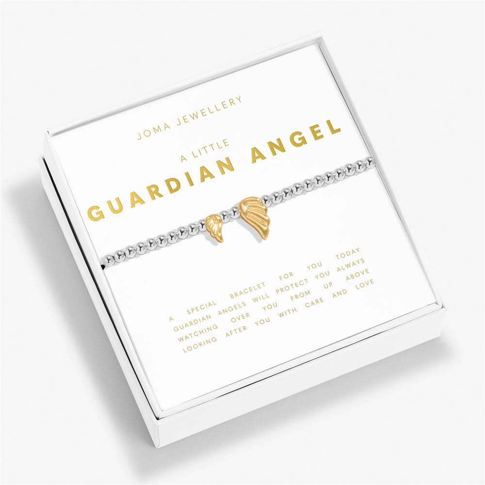 Joma Boxed Gold Mix Guardian Angel Bracelet