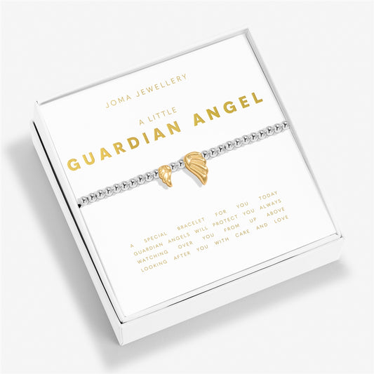 Joma Boxed Gold Mix Guardian Angel Bracelet