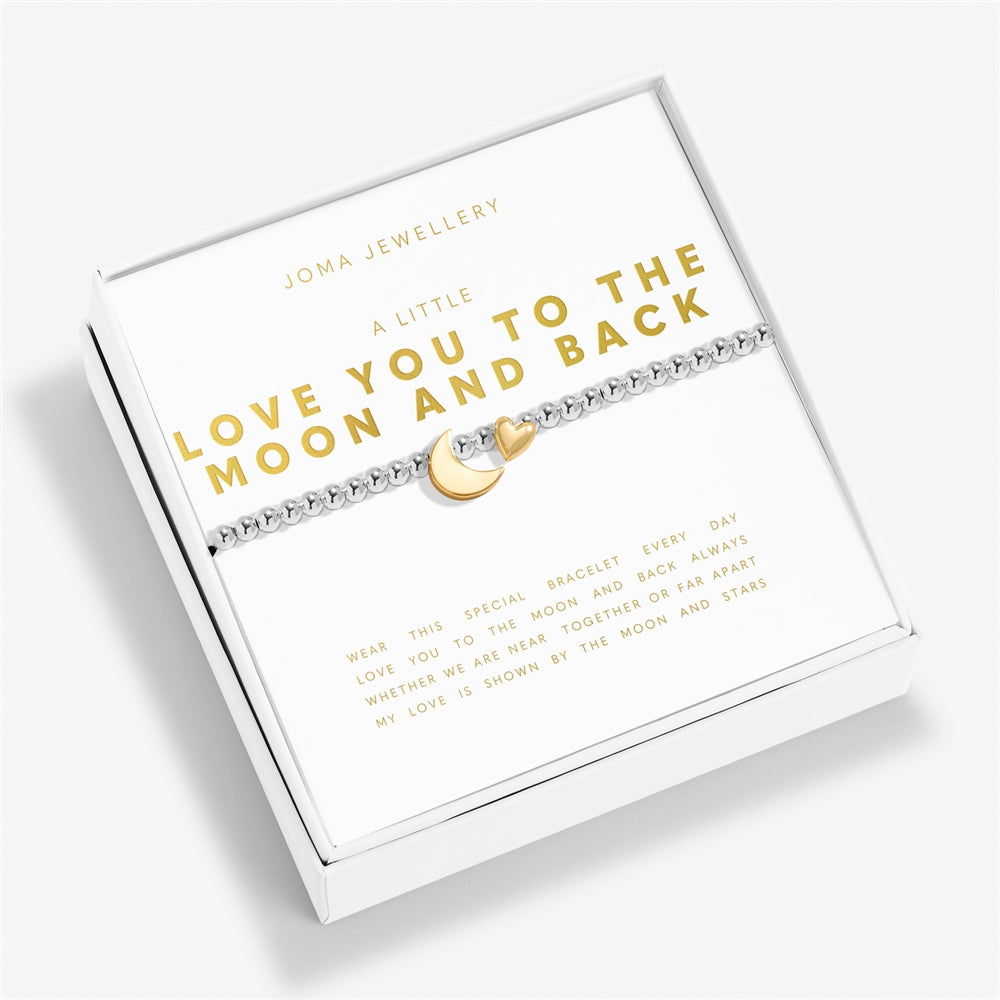 Joma Boxed Gold Mix Love You To The Moon And Back Bracelet