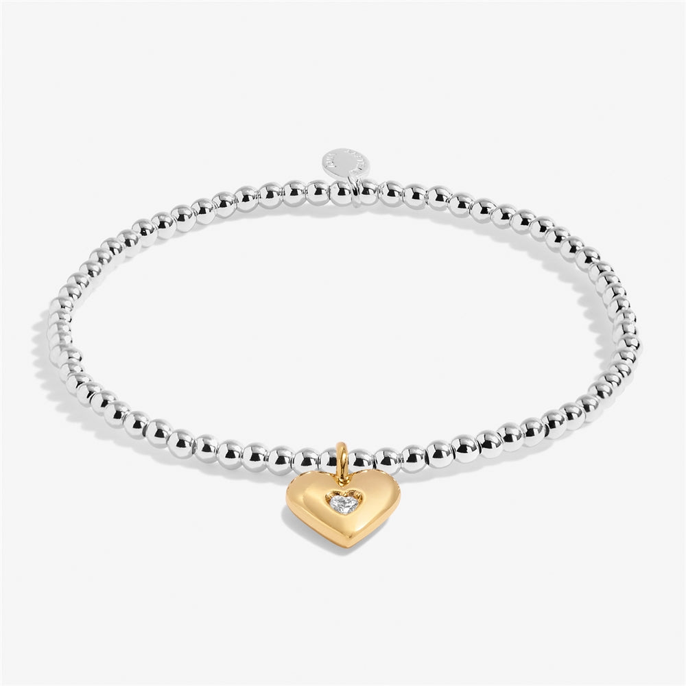 Joma Gold Mix Love You With All My Heart Bracelet
