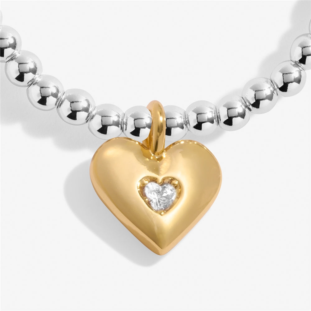 Joma Gold Mix Love You With All My Heart Bracelet