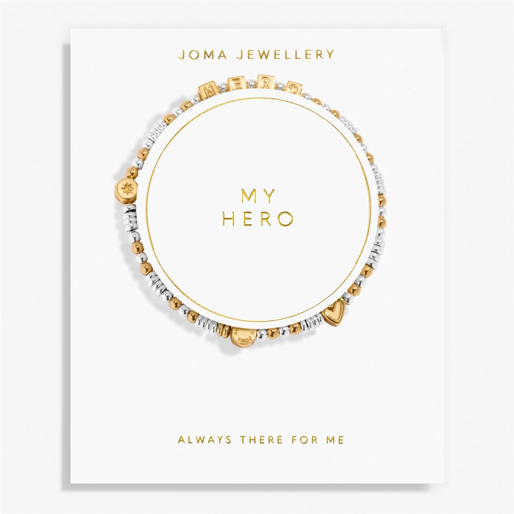 Joma Gold White Cubes My Hero Bracelet