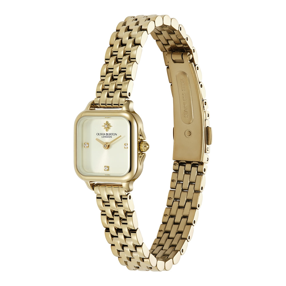 Olivia Burton Gold Grosvenor Mini Watch