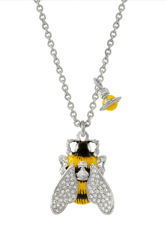 Vivienne Westwood Silver Bumble Bee Necklace