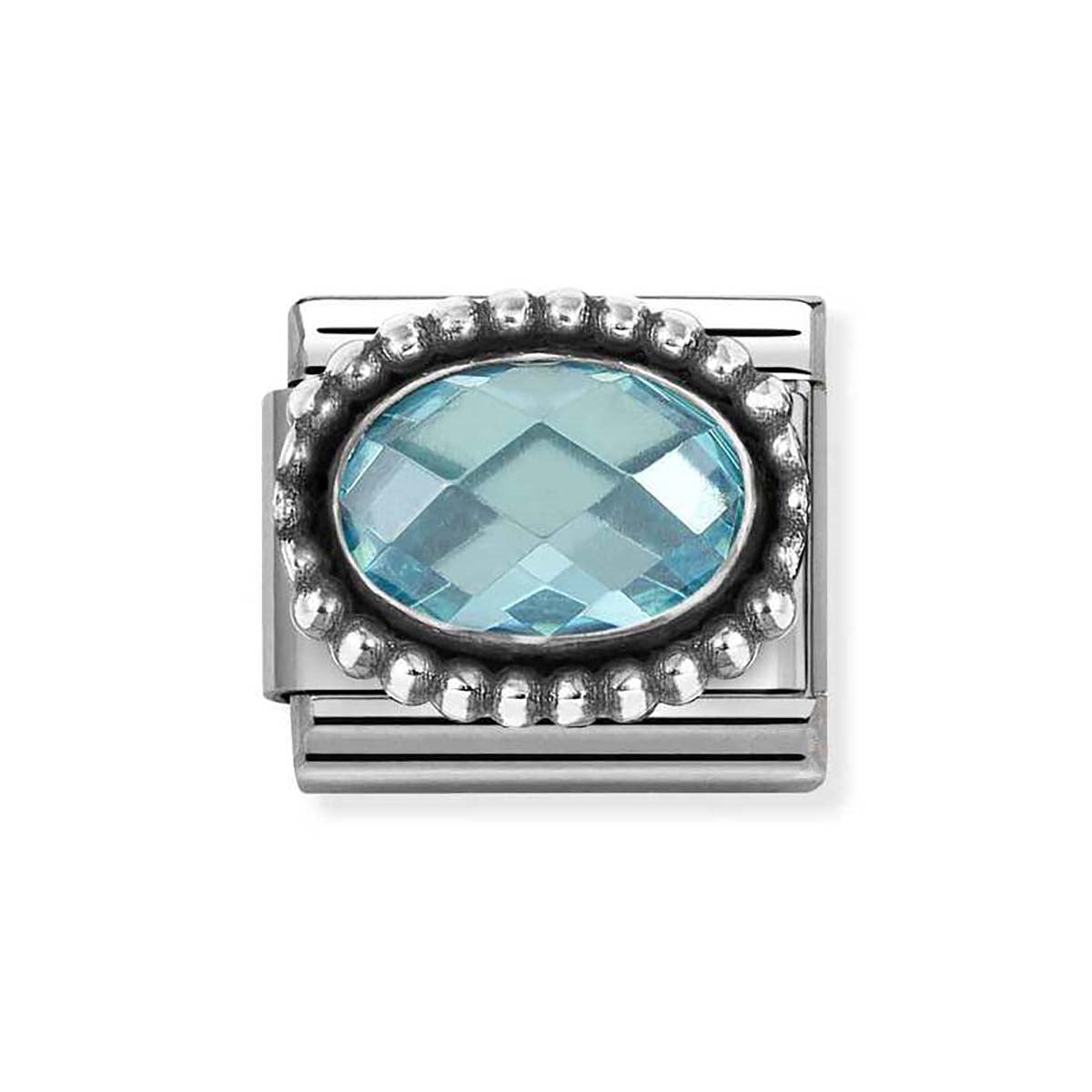 Nomination Blue Faceted Stone Charm