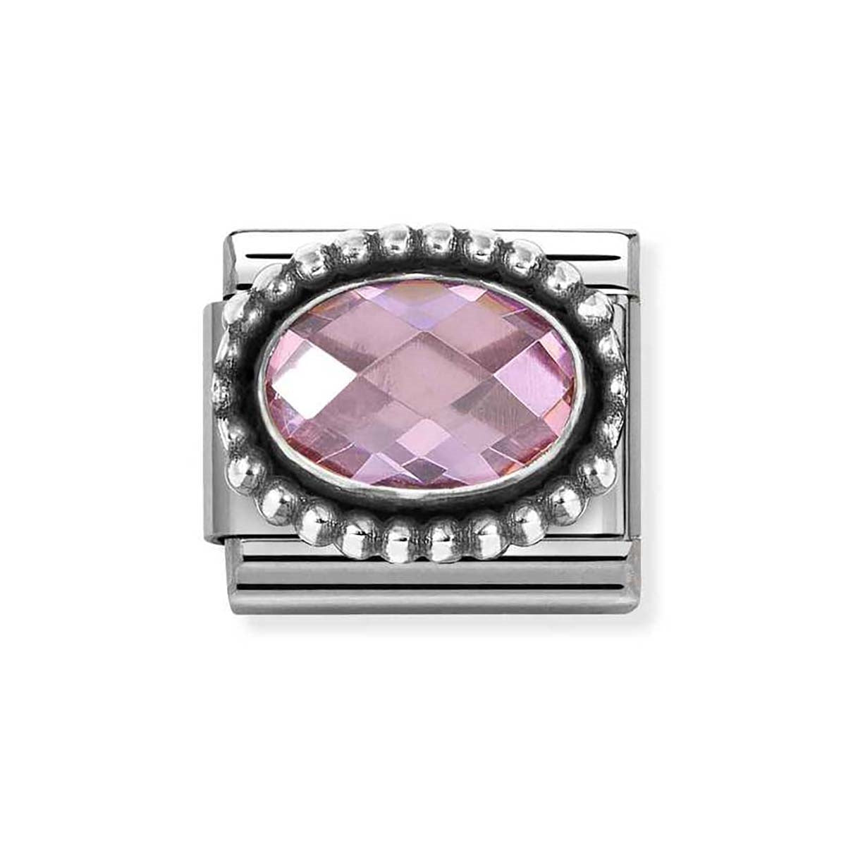 Nomination Pink Faceted Stone Charm