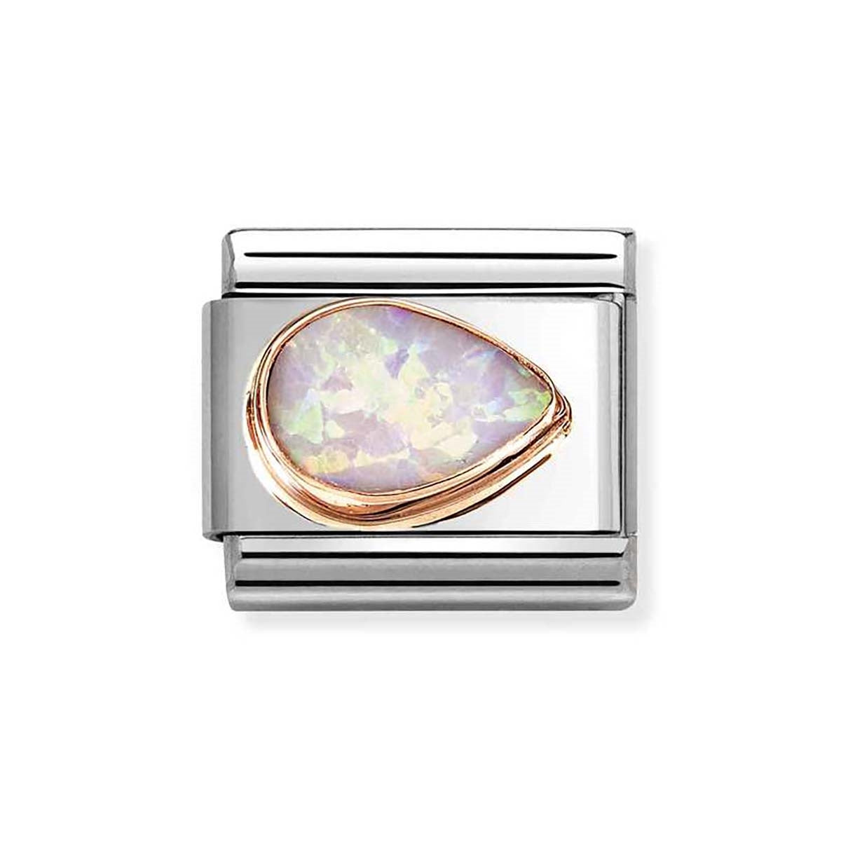 Nomination Drop Right Pink Opal Charm