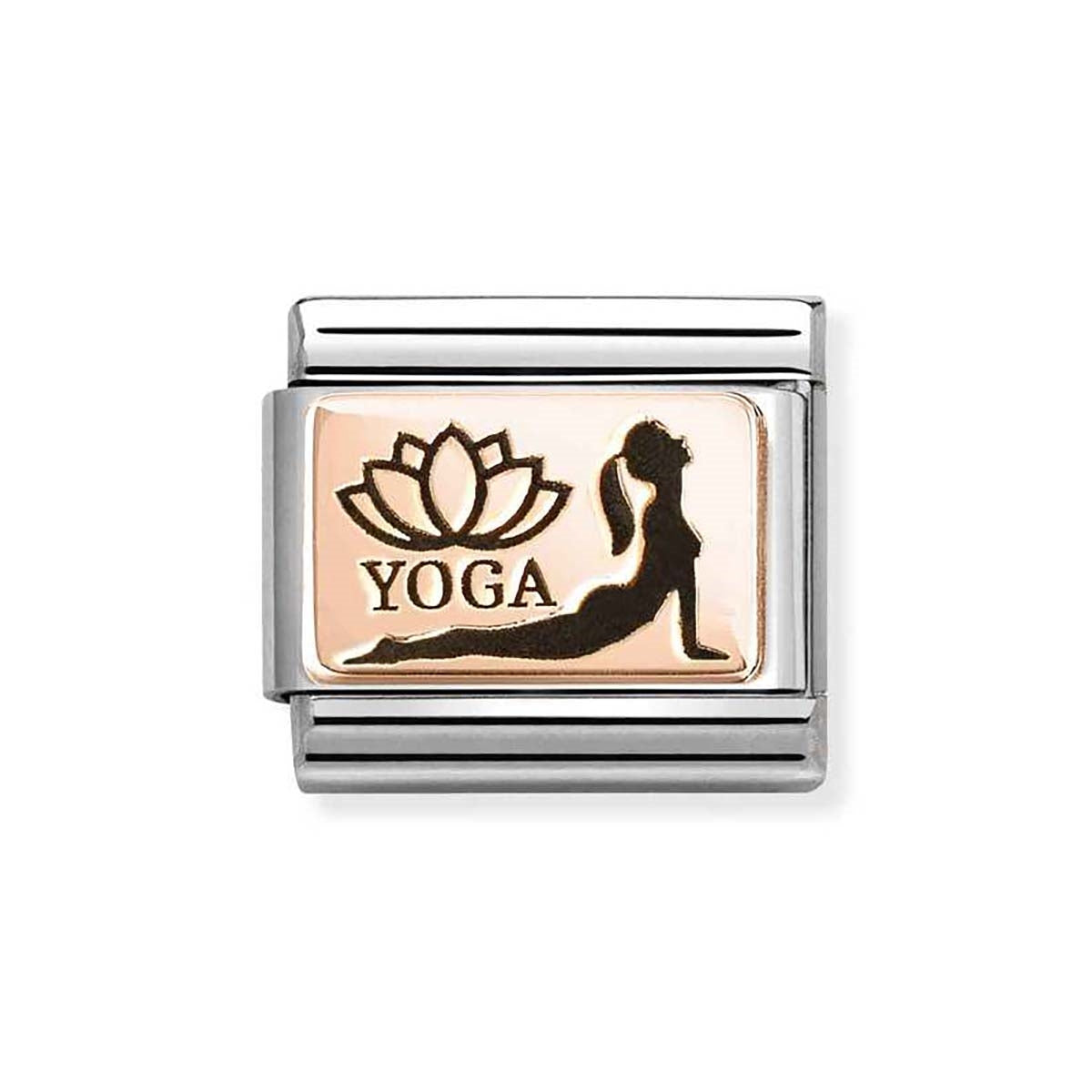 Nomination Rose Gold Yoga Lotus Charm