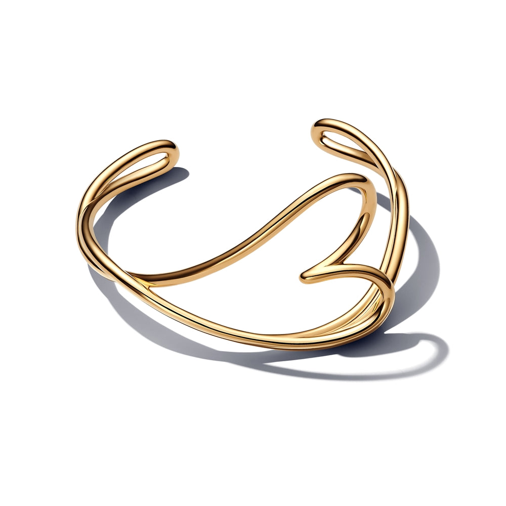 Pandora Gold Open Bangle