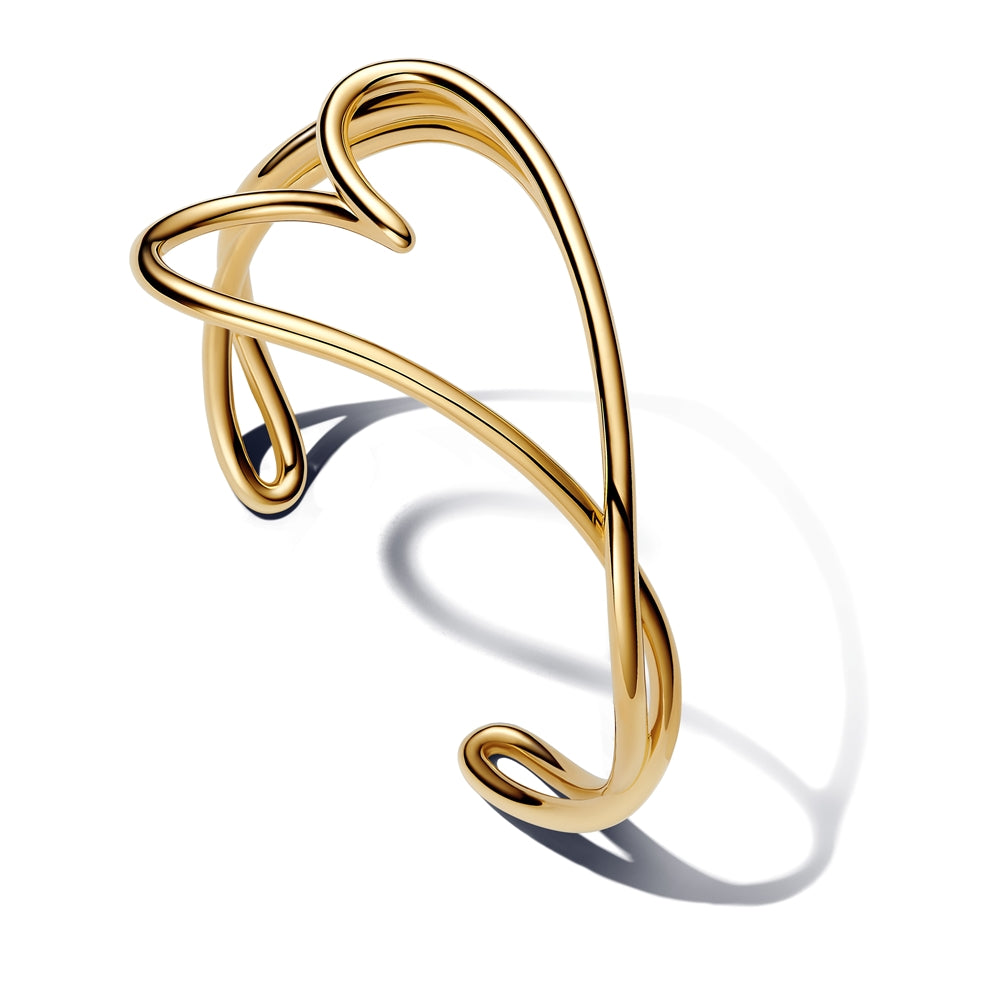 Pandora Gold Open Bangle
