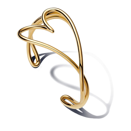 Pandora Gold Open Bangle
