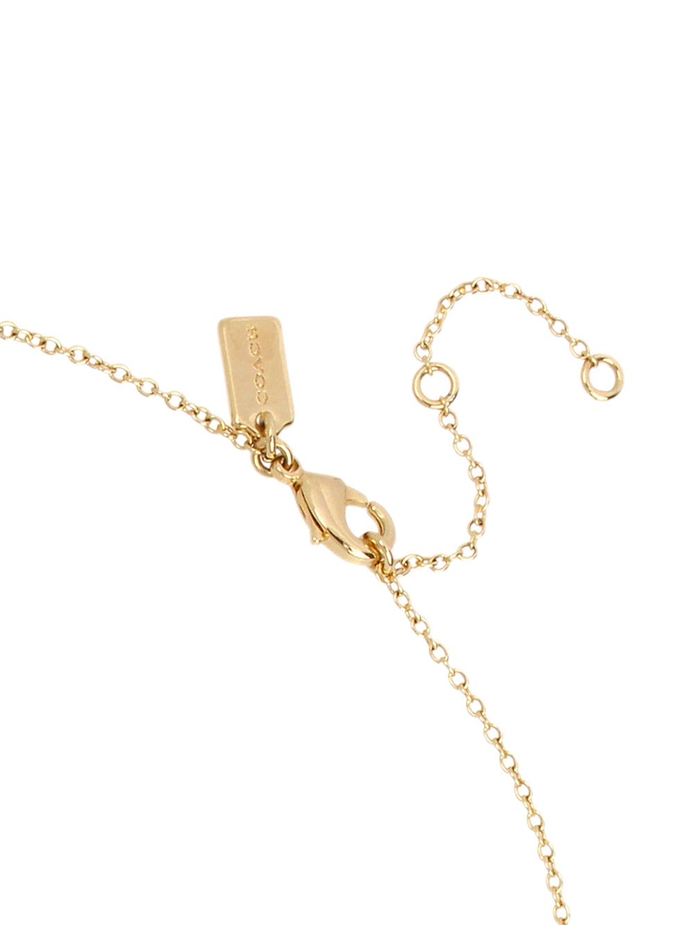Coach Gold C Starter Necklace