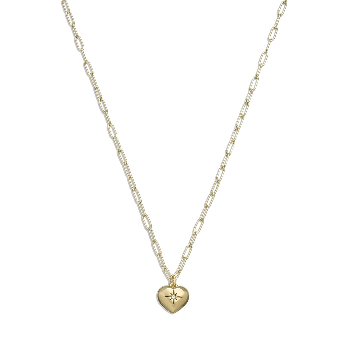 Coach Gold Heart Necklace