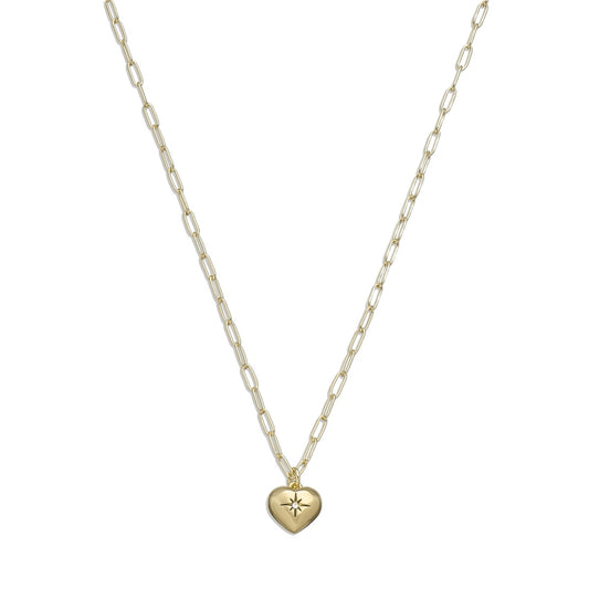 Coach Gold Heart Necklace