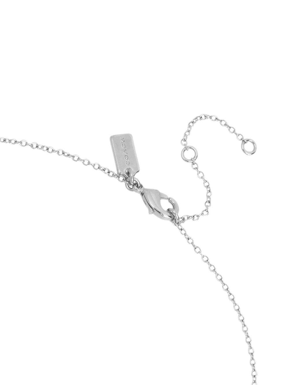 Coach Silver C Starter Necklace