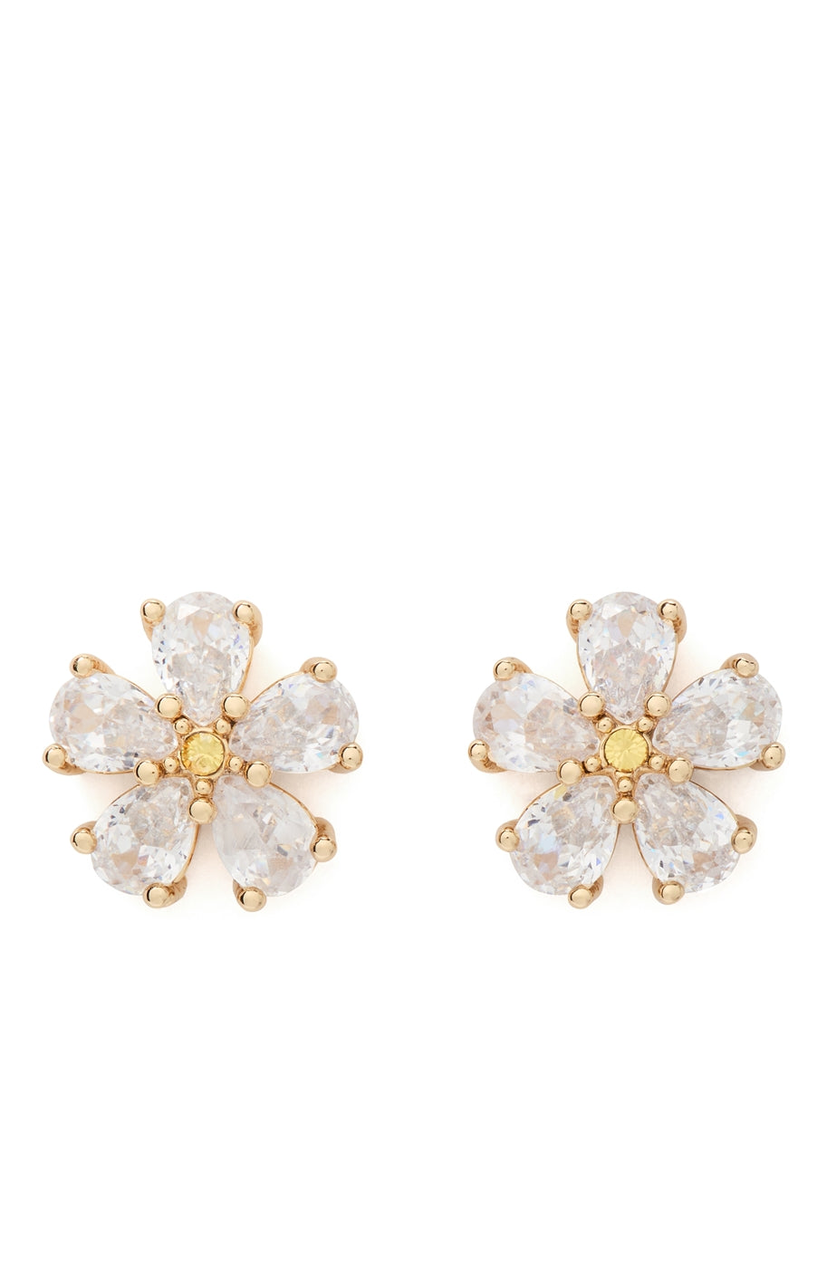 Kate Spade New York Gold Crystal Bloom Stud Earrings