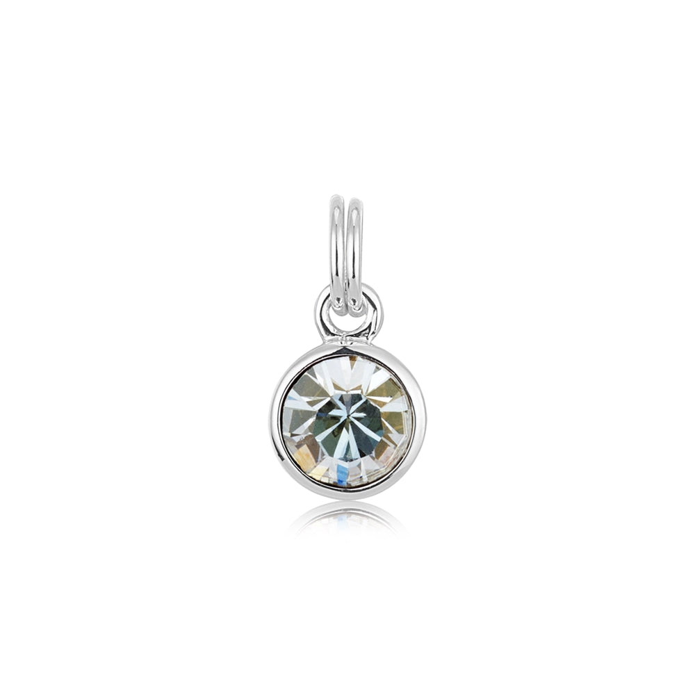 Karma Silver Birthstone Charm