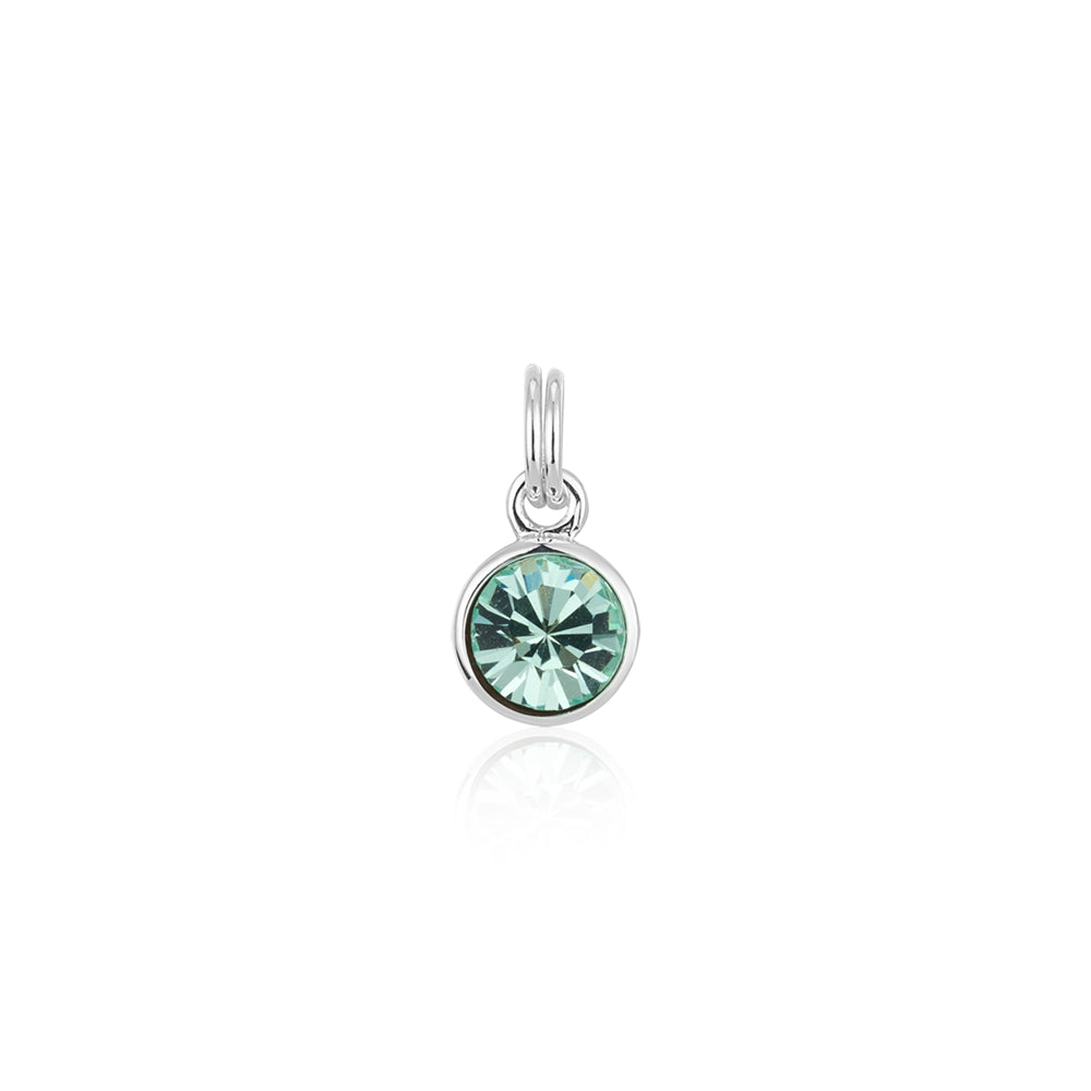 Karma Silver Birthstone Charm