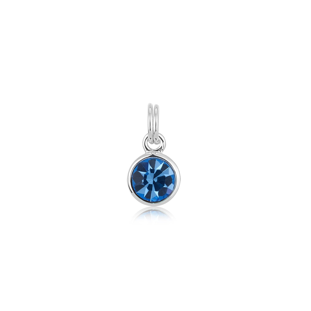 Karma Silver Birthstone Charm