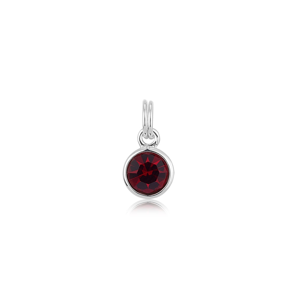 Karma Silver Birthstone Charm