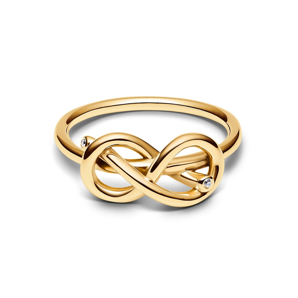 Pandora Gold Infinity Knot Ring