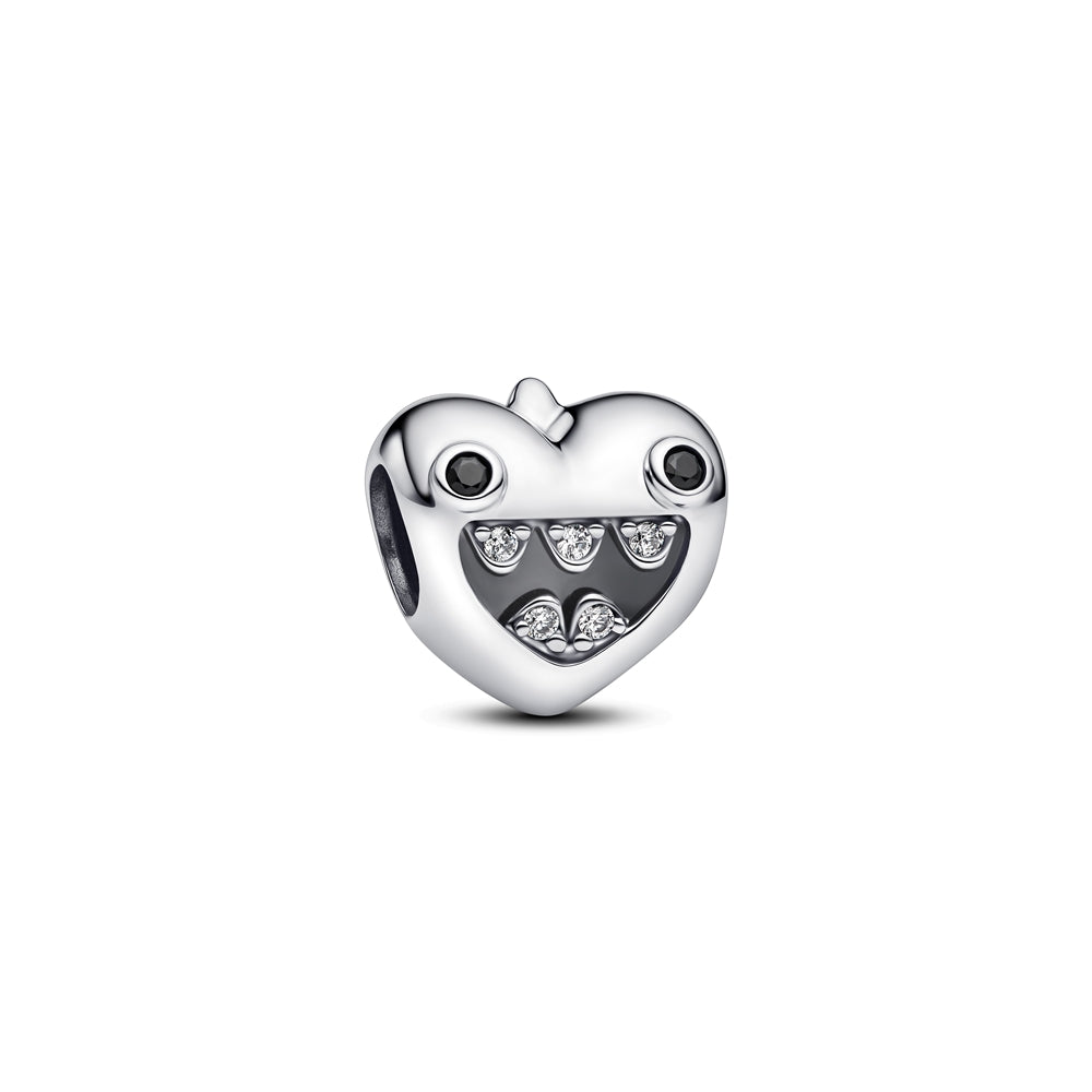 Pandora Silver Mum of Monsters Heart Charm
